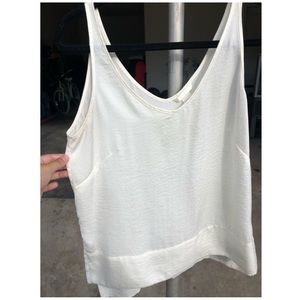 White Blouse Tank Top